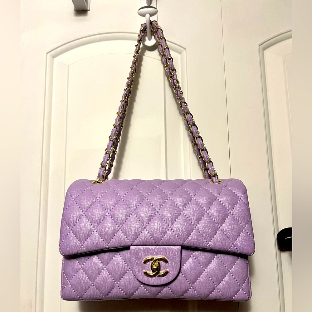 Quilted Faux Leather Handbag